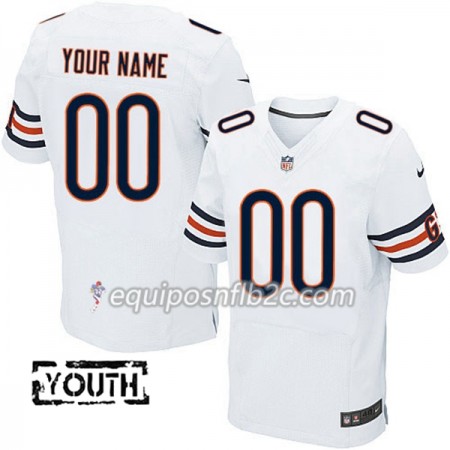 Camiseta Niño NFL Chicago Bears Personalizar Blanco